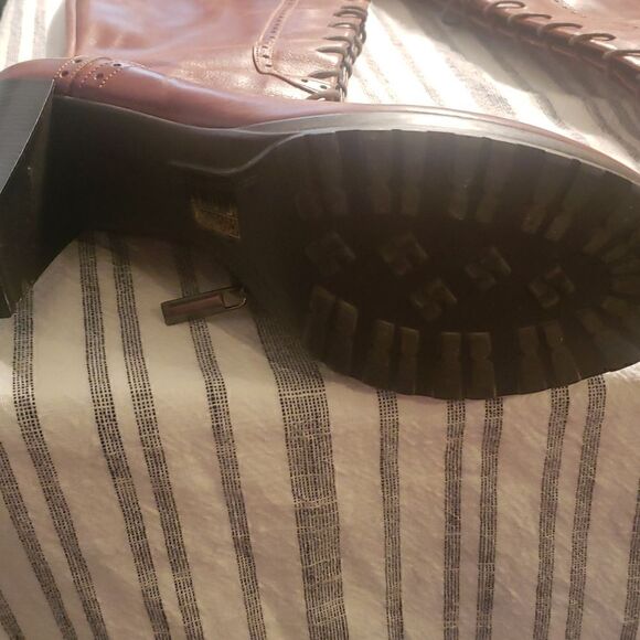 TREMP Made In Italy Brown Leather Lace Up Boots👢 - Picture 14 of 16